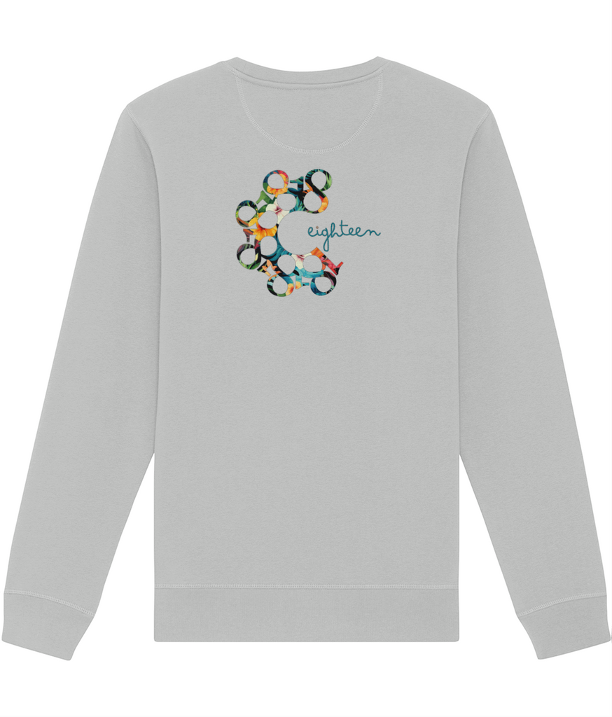 Bloemen pastelkleurig sweatshirt