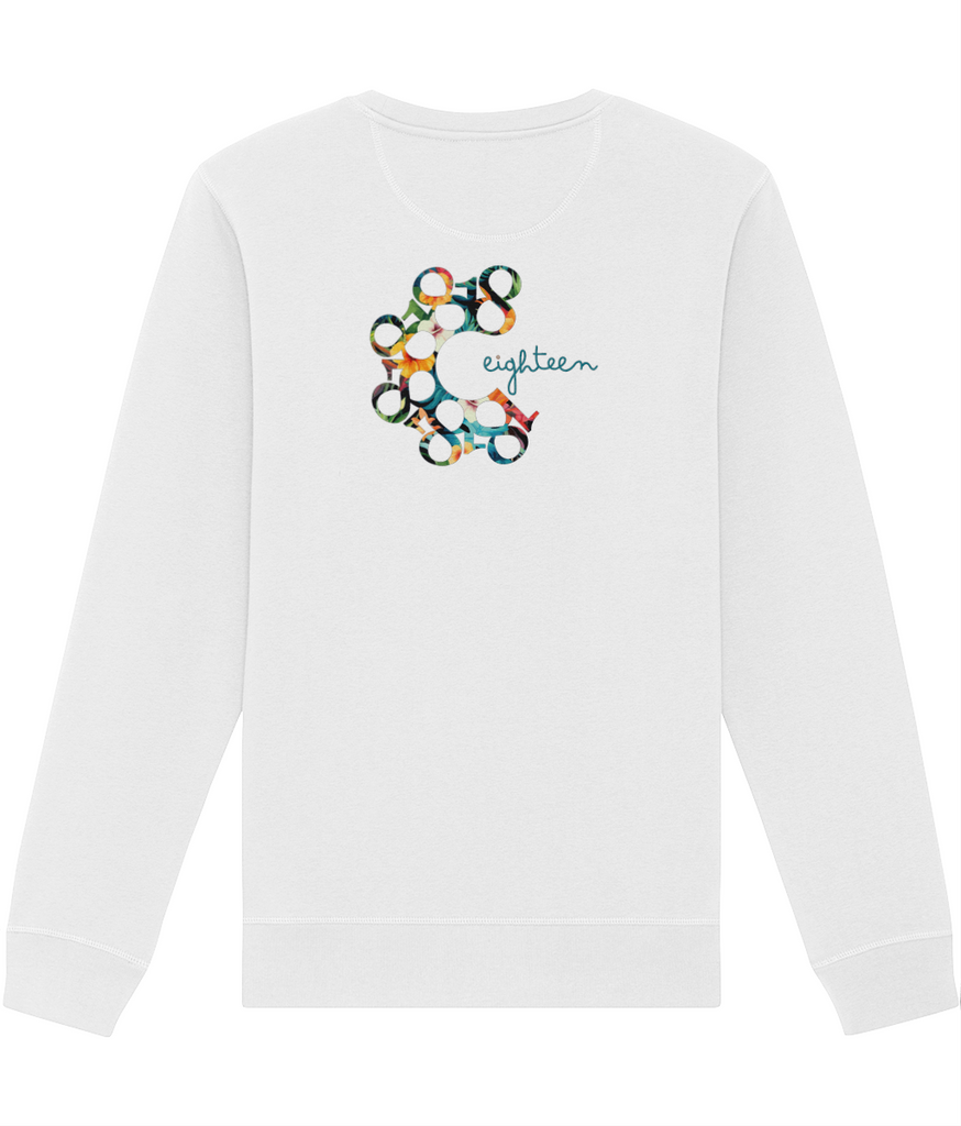 Bloemen pastelkleurig sweatshirt