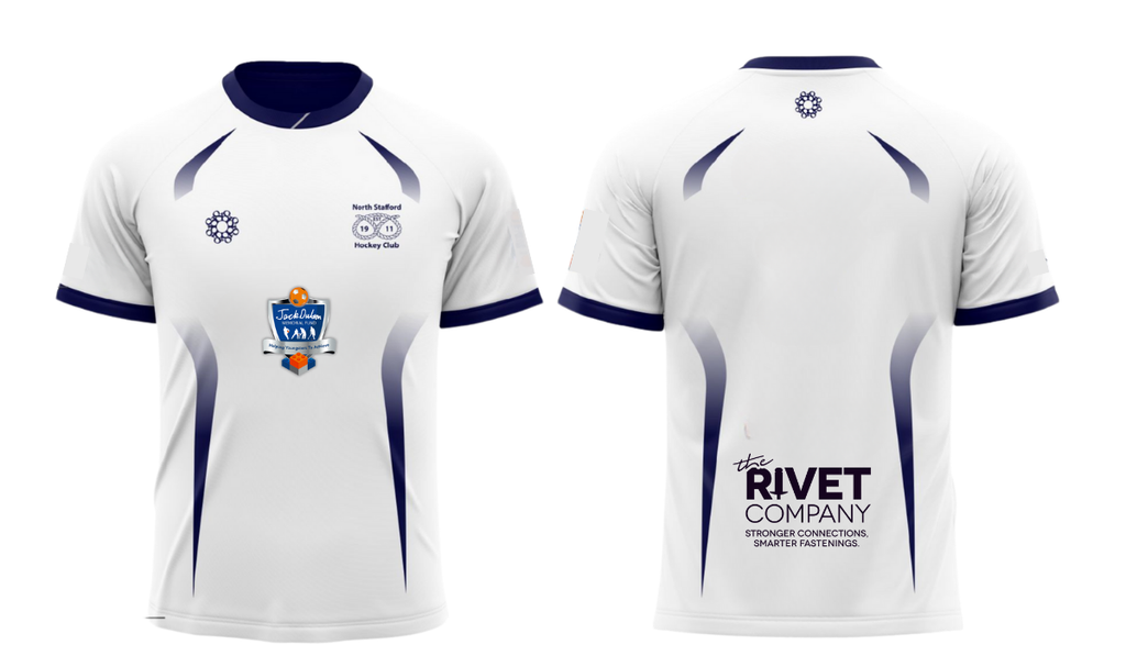 NSHC Junior Unisex WHITE Club Performance Shirt