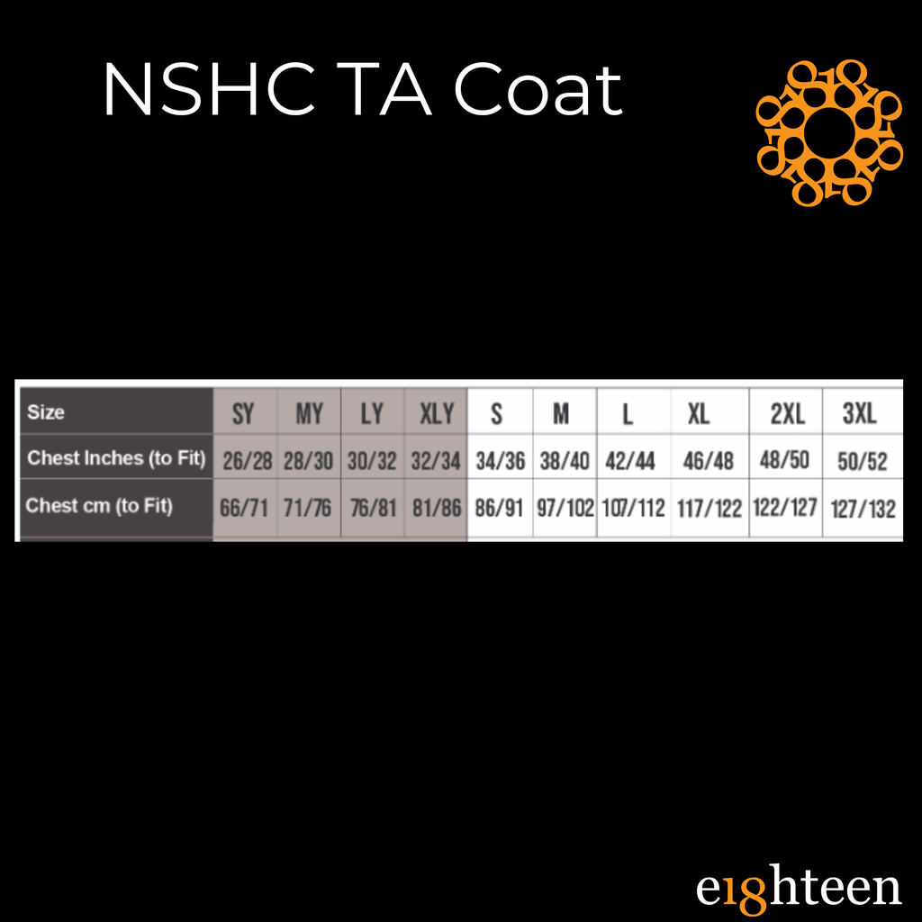 NSHC TA Branded Unisex Thermal Showerproof Coat