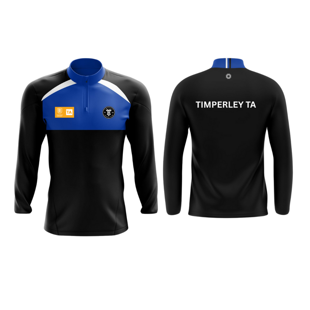 Timperley TA Branded UNISEX Quarter Zip Mid layer