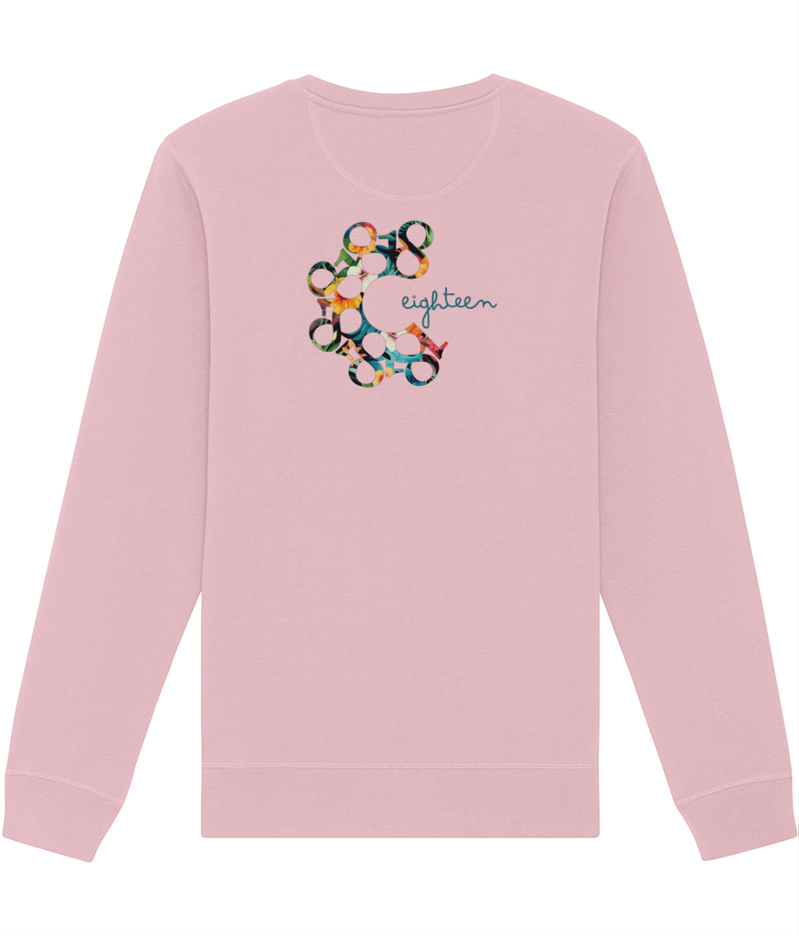 Bloemen pastelkleurig sweatshirt