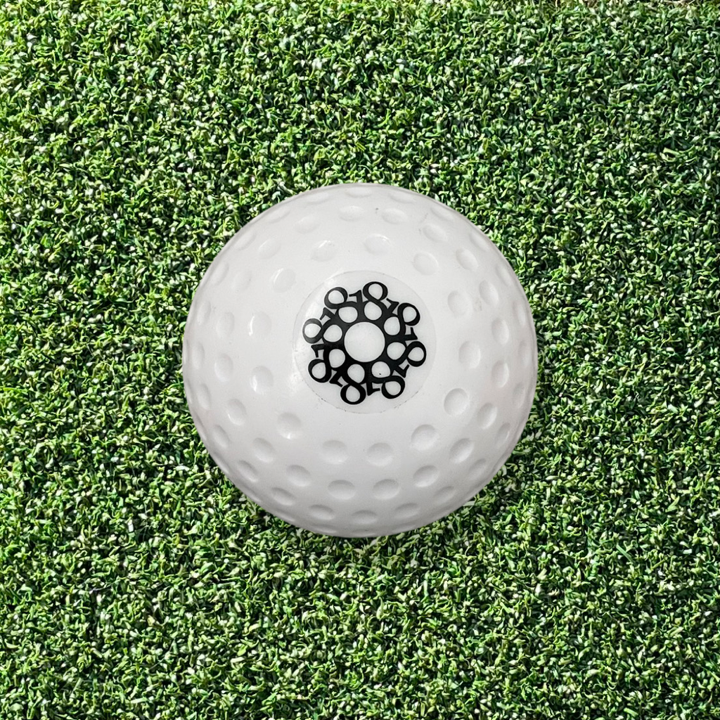 Eighteen branded match quality hockey balls