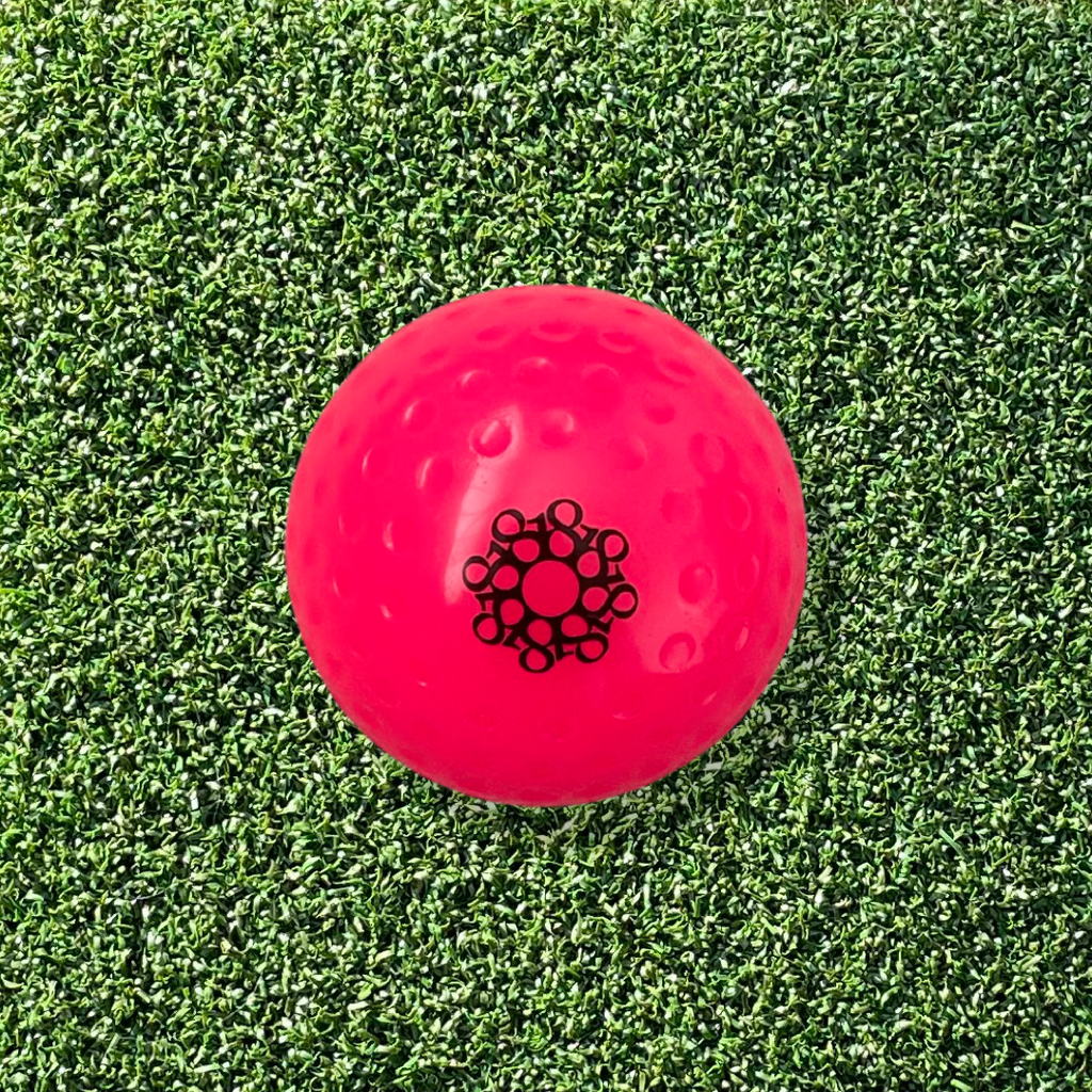 Eighteen branded match quality hockey balls