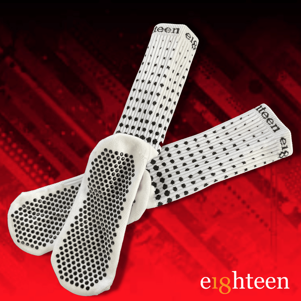 eighteen grip socks