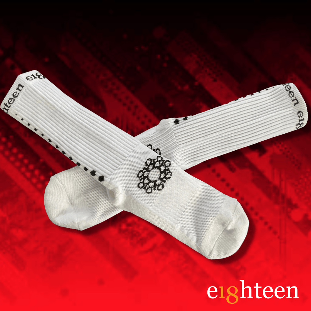 eighteen grip socks