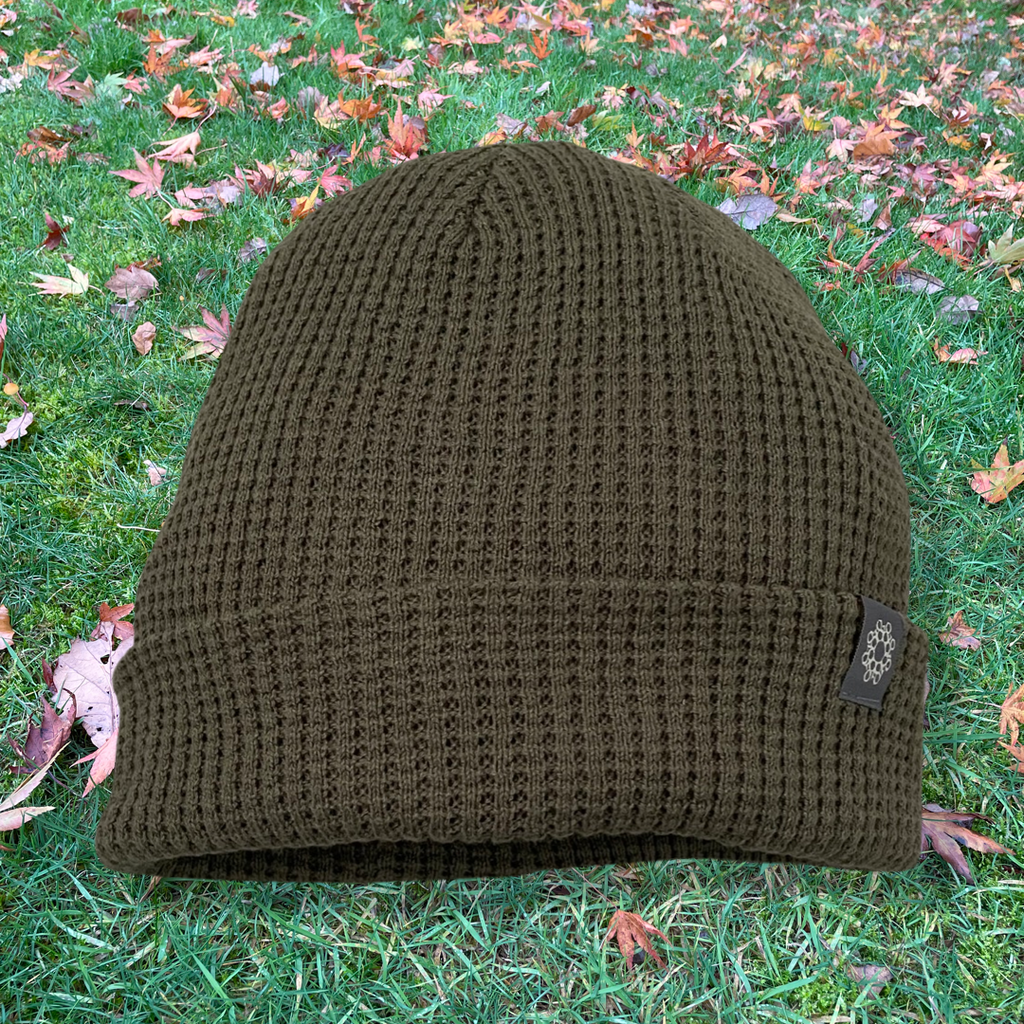 Eighteen 100% Organic Cotton Waffle Beanie